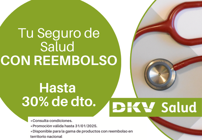 Promo DKV REEMBOLSO salud hasta 31-01-2025