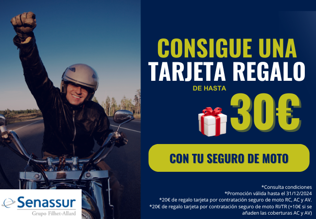 Promo Senassur MOTO hasta 31/12/2024