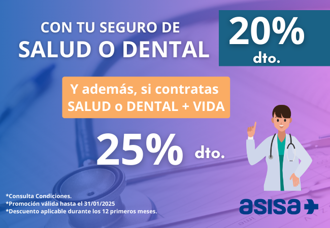 ASISA SALUD Y DENTAL HASTA 31/01/25