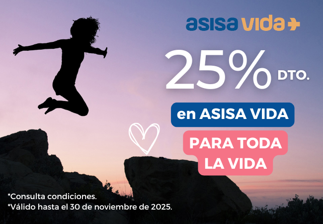 ASISA VIDA 25% dto. BLACK FRIDAY